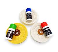 Toolzone 7pc Cleaning And Polishing Set (Wheels And Compounds)