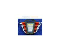 Toolzone 8 Piece Chrome Vanadium Metric Softgrip Combination Spanner Set - 19mm - set combination spanner 8 19mm 8pc 6 10 12 13 14 17 metric grip