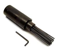 Toolzone Air Needle Scaler Attachment for Air Chisel, Alloy Steel Blade, Pointed Edge, Plastic Handle, Medium to Large, CHISEL