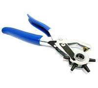 Toolzone Budget Revolving Hole Punch Pliers Leather, Card, Paper, Rubber, Plastic Etc