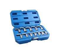 Toolzone Elite 3/8" Crows Foot Socket Set Flexible Head Style 8-19mm 12 Piece Set