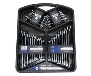 Toolzone Elite 32pc Spanner Set MM/AF Stubby and Standard Combination SP173
