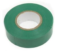 Toolzone Green PVC Electrical Electricians Insulation Adhesive Tape