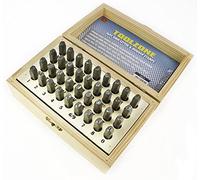 toolzone HB273 3mm 36Pc Alphabet Letter & Number Stamps/Punches, Silver