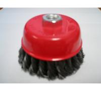 TOOLZONE M14 ANGLE GRINDER WIRE CUP BRUSH / WHEEL 4"