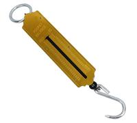 toolzone MS066 50 kg Fishing Pocket Spring Balance Weighing Scale - Black