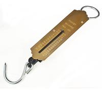 toolzone MS066 50 kg Fishing Pocket Spring Balance Weighing Scale - Black