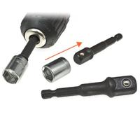 toolzone SD243 Socket Nut Driver Adaptors for Drill - Silver