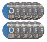 Toolzone Stainless Steel Cutting Discs 115mm X 1mm Fast Cutting Metal Slitting Discs (50 Pack)