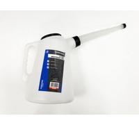 Toolzone Universal 5 Litre Measuring Jug Garage Oil Fuel Oil Measuring Jug With Spout