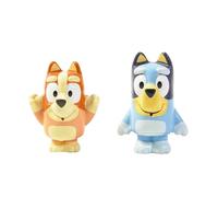 Toomies Bluey Bath Squirters, Bluey & Bingo Water Squirter Set, Soft Squeeze Bath Toys for Toddlers, Easy-Grip Water Play for Little Hands, Developmental Bath Time Toys for Imaginative Play