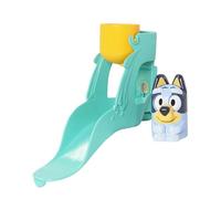 Toomies Bluey’s Waterslide, Bath Toy for Toddlers, Water Play, Moving Eyes, Fine Motor Skill Development, Suction Cup Attachment, For Ages 18 Months+, Durable and Safe Bath Toy for Kids