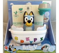 Toomies Shower & Scrub Bluey, Bath Toy for Toddlers, Interactive Water Play, Bubble Action, Real Shower Head, Fine Motor Skill Development, For Ages 18 Months+, Durable and Engaging Bathtime Toy