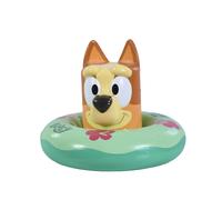 Toomies Bluey Splash and Float Bingo - Bath Toy Pourer Cup with Shower Holes and Water Wheel Toy Pool Ring- Sensory Water Toys - Officially Licensed Bluey Toys - Baby Bath Toys for +18 Months