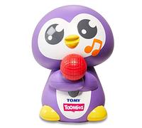 Toomies E72724 Baby Bath Musical Toy for Water Play Tomy Tuneless Penguin Time Squeaker, Sensory Boys and Girls, Suitable from 12 Months +, Multicoloured