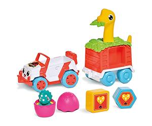 Toomies E73253 Tomy Dino Rescue Ranger, Dinosaur Children, Jurassic World, Educational Push & Go Vehicle Colours and Sound, Toy for Baby Boys & Girls Aged 12 Months +, Multicoloured