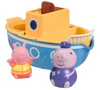 Toomies E73414 Grandpa Pigs Splash & Pour Boat - 4 Pc Bath Time Peppa Removable Water Sprinklers & Spinning Paddle Wheelhouse Kids, 18 Months Or Above, Multicolor