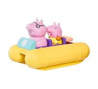 Toomies Peppa Pig Pull and Go Pedalo - Peppa Pig Toys, 18M+ | Peppa Pig Toys Pool Float Boat - Bath Toys for 1 Year Old, Baby Pool Float, Light Up Bath Toys, 18M+