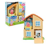 Toomies Peppa’s House Bath Playset Peppa Pig Toy Window Sprinklers and Washing Machine - Working Shower and Tub Kids Aged 18 Months and Above, Multicolor