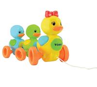 Toomies Quack Along Ducks Pull Along Toy | Educational Toddler Toy with Colours and Sounds | Learn to Walk Baby Toy Suitable From 12 Months, 1, 2+ Year Olds Boys & Girls, Multicoloured