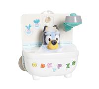Toomies Shower & Scrub Bluey, Bath Toy for Toddlers, Interactive Water Play, Bubble Action, Real Shower Head, Fine Motor Skill Development, For Ages 18 Months+, Durable and Engaging Bathtime Toy