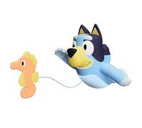 Toomies Swimming Bluey - Toddler Bath Bluey Toy with Pull String Seahorse, Swims on Front and Back - Interactive Water Play Bluey Toys - Baby Bath Toys and Swimming Pool Toys for +18 Months Old