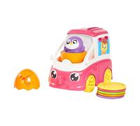 Tomy: Toomies - Fill and Pop Ice Cream Truck with Hide and Squeak Egg - Educational Push-Along Play Toy for Toddlers