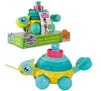 Toomies Tomy Jurassic World Stack And Pull Ankylosaurus, Dinosaur Toddler Toys Developmental Play, Suitable For 18 Months, 2 And 3 Year Old Boys And Girls