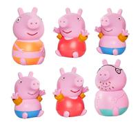 TOOMIES E73159 Tomy Peppa, Daddy Pig, Peppa & George Squirters, Baby, Kids Toys for Water Play, Fun Bath Accessories for Babies & Toddlers, Suitable for 18 Months, 2, 3 & 4 Year Olds,Pink, Small