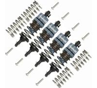 TOOMOD 1/10 55MM RC Oil filled Shock Absorbers kit for Tamiya TT-01 TT-02 WR-02 M05 M06 TA05 1:10 On Road Car Upgrades Replace Parts (Grey)