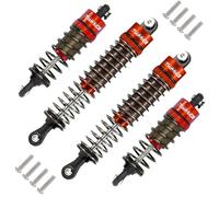 TOOMOD 1/10 70MM 95MM RC Oil filled Shock Absorbers kit for Tamiya TT-02B DT-02 DT-03 1/10 Buggy Car Upgrades Parts (Red)