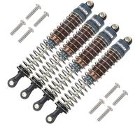TOOMOD 100MM Oil Shock Absorbers Upgrade Compatible with 1/10 RC Crawlers | Fits Tamiya ClodBuster / Bullhead / TRX4 / Axial / D90 - Oil Damper Upgrade - Gray
