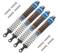 TOOMOD 110MM Oil Shock Absorbers Upgrade Compatible with 1/10 RC Crawlers | Fits Tamiya ClodBuster / Bullhead / TRX4 / Axial / D90 - Oil Damper Upgrade - Blue