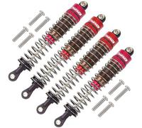 TOOMOD 85MM Oil Shock Absorbers Upgrade for Tamiya ORV Chassis RC Trucks | Fits Tamiya ORV Blackfoot III / Monster Beetle / Axial SCX10 / TRX4 - Oil Damper Upgrade - Red
