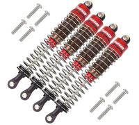 TOOMOD 90MM Oil Shock Absorbers Upgrade Compatible with 1/10 RC Crawlers | Fits Tamiya ClodBuster / Bullhead / TRX4 / Axial / D90 - Oil Damper Upgrade - Red