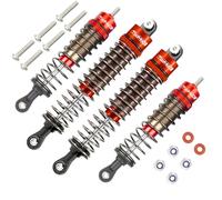 TOOMOD RC Car Oil Shocks Absorber Damper for Tamiya Grasshopper 2 / Super Hornet/Replacement Upgrade Parts (Red)
