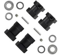 TOOMOD Wheel Rims Upgrade for Lunch Box Midnight Pumpkin RC Cars | Fits Lunch Box / Midnight Pumpkin / Monster Beetle +More - Aluminum Upgrade - Replacement Parts