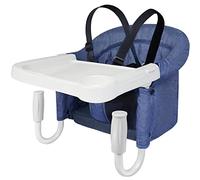 TOONOON Hook On High Chair with Tray, Fast Table Chair Clip on Table High Chair, High Chair That Attaches to Table Portable Baby Feeding Seat for Baby Toddler Washable for Travel Outside