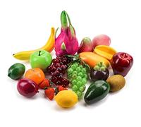 Toopify 20 Pcs Artificial Fruits Pack, Fake Fruits for Home Decor, Simulation Fruit Set, Party Chirstmas Decortion