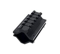 ToopMount Picatinny Weaver Rail 20mm Mount Ring Barrel Single Rail 5-Slot Optics Accessories Rails Mounting fit 19-24mm 0.75-0.94 inch Tube
