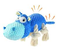 TOOPTATE Dog Toys for Aggressive Chewers - Dog Toys to Keep Them Busy Squeaky Dog Toys for Large Dogs (Blue,Medium)