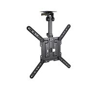 TOOQ LPCE1123TSLI-B Ceiling Mount for 23-55 Inch Screens, Maximum VESA 400 x 400 mm, Colour Black