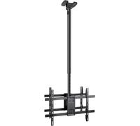 TOOQ LPCE2286TSLI-XL-B - Extendable, Tilt and Swivel Ceiling Mount for 2 Screen
