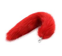 Toosexylingerie Fancy Dress Cosplay Costume Halloween Party Fox Tail Fashion Girl Bag Pendant (Red)