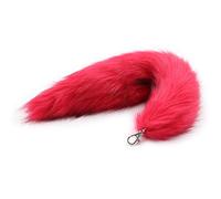 Toosexylingerie Fancy Dress Cosplay Costume Halloween Party Fox Tail Fashion Girl Bag Pendant (Rose)