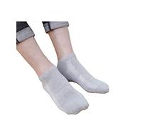 Toosexylingerie Non Slip Socks Women Men- Pure Barre, Pilates, Piyo, Yoga, Hospital - Sticky Anti Skid Grip Socks (Light Grey)