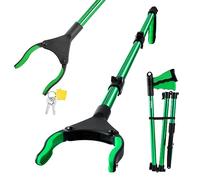 TOOSOFt Litter Pickers for Adults: Extra Long Foldable Grabber Stick for Disabled 41.7'' Pick Up Stick Grabber for Elderly with Magnetic - Rubbish Picker Grabbers with 360° Rotating Head.