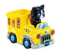 VTech Toot-Toot Drivers Coco Cat the Builder, English | Press Coco for phrases and songs; push the dumper truck to encourage movement and imaginative building play. Ages 1-5