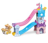 VTech Toot-Toot Drivers Enchanted Castle Slide, Official Disney Princess Playset with Included Cinderella Vehicle, Lights, Phrases, Songs, Interactive Toddler Toy 12 Months, 2, 3, 4+, English Version