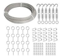 TooTaci 2mm Stainless Steel Wire Rope Kit, Trellis Wire for Climbing Plants